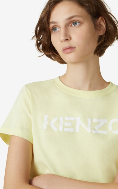 Kenzo Women Kenzo Logo T-shirt Vanilla